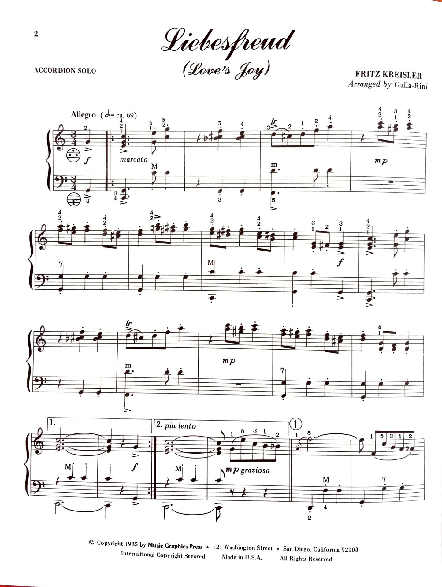 Liebesfreud (Love's Joy)