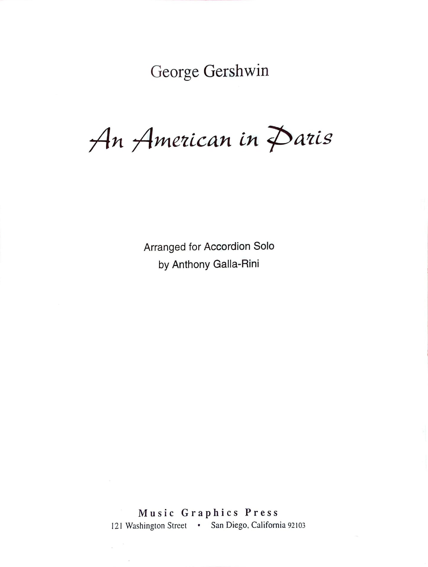 An American in Paris