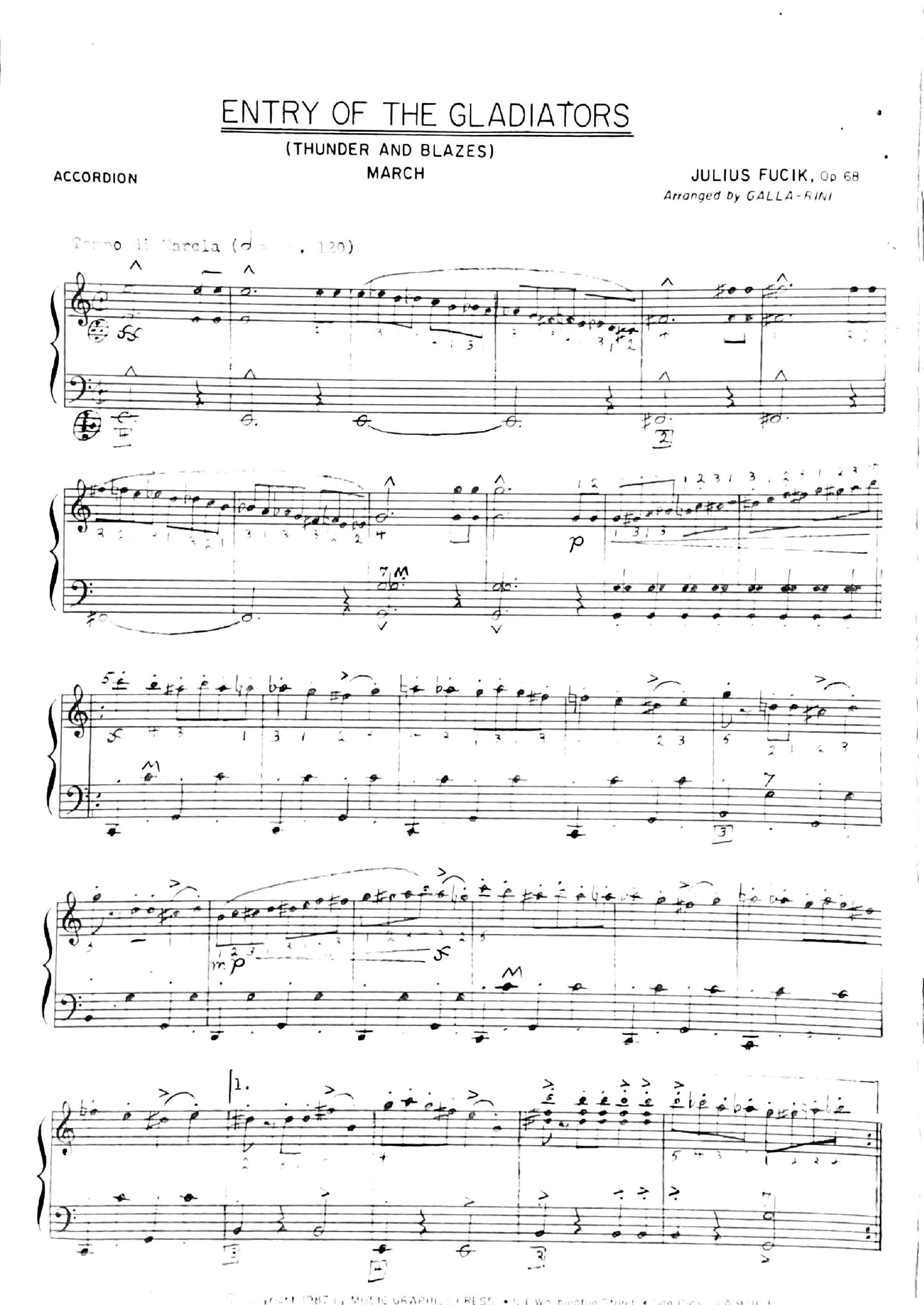 Entry of the Gladiators