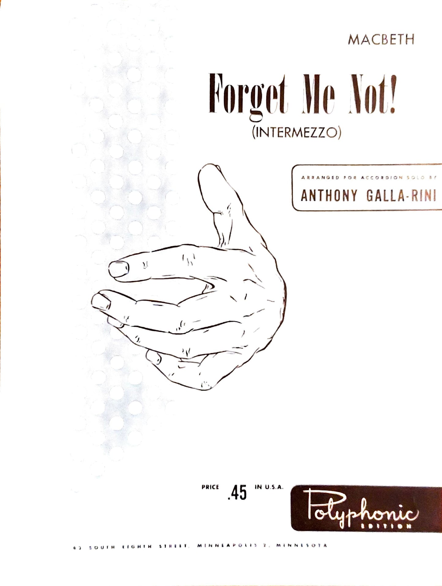 Forget Me Not !