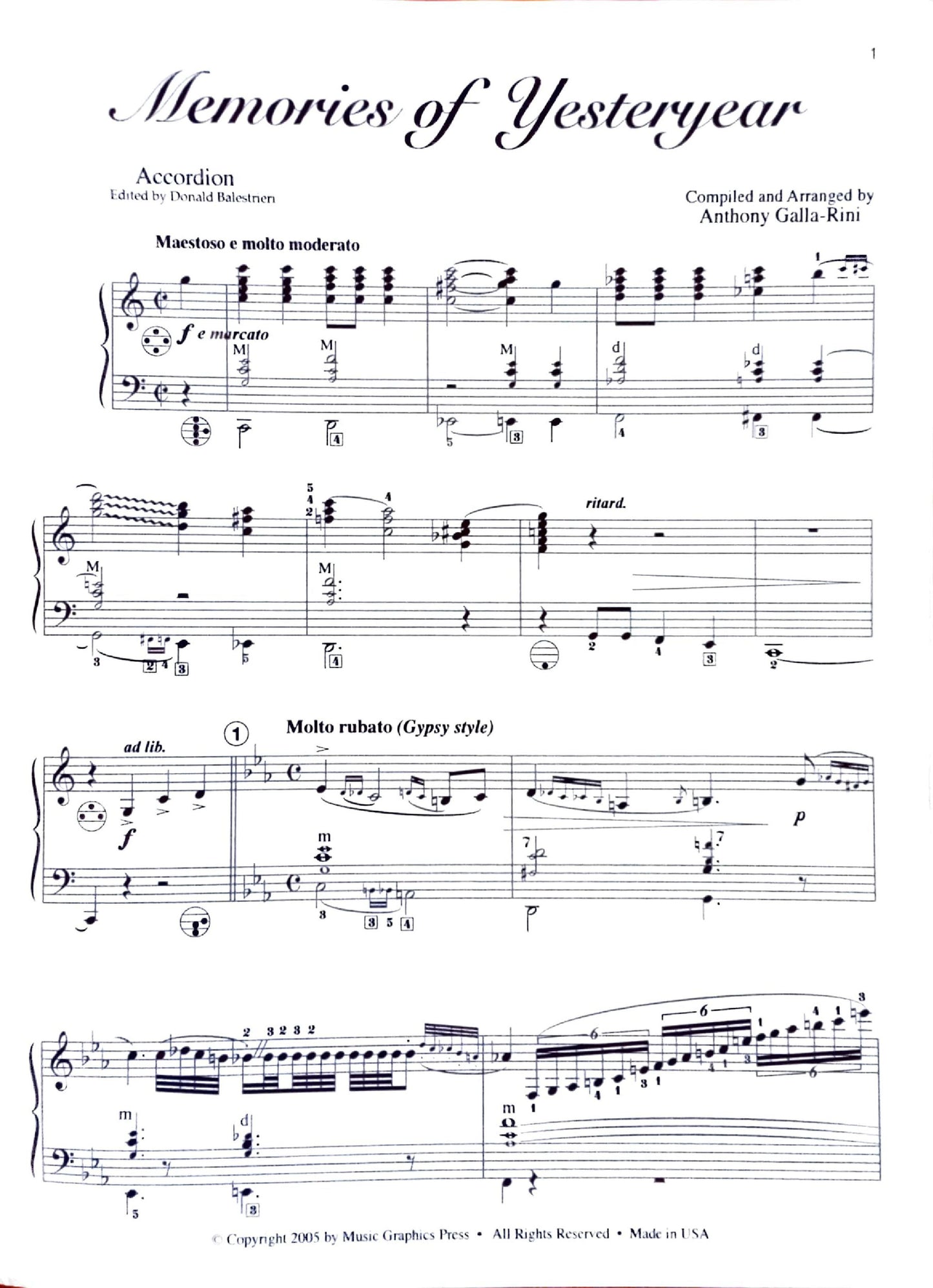 Memories of Yesteryear