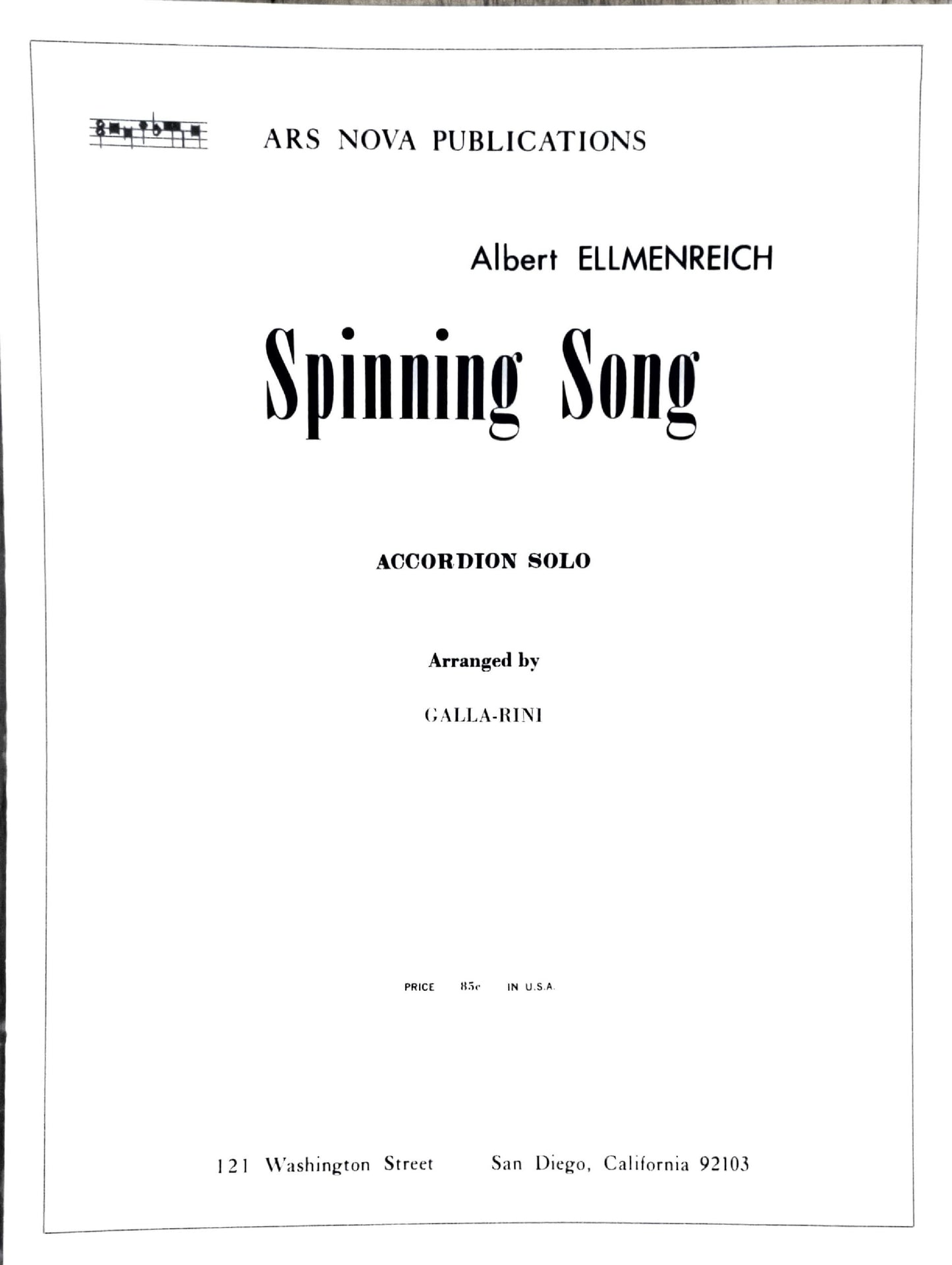 Spinning Song
