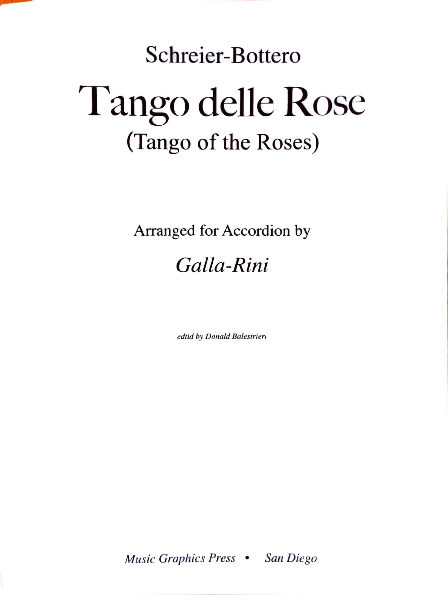 Tango delle Rose