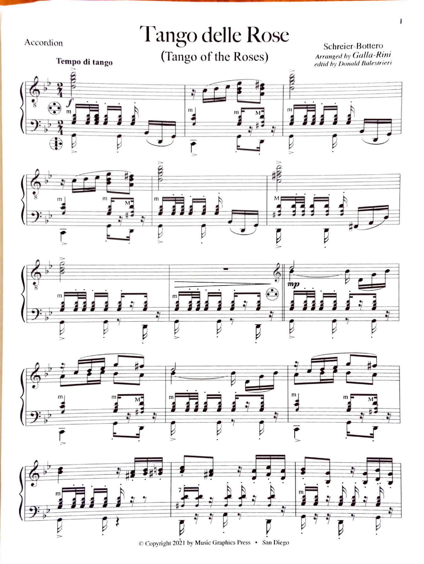 Tango delle Rose