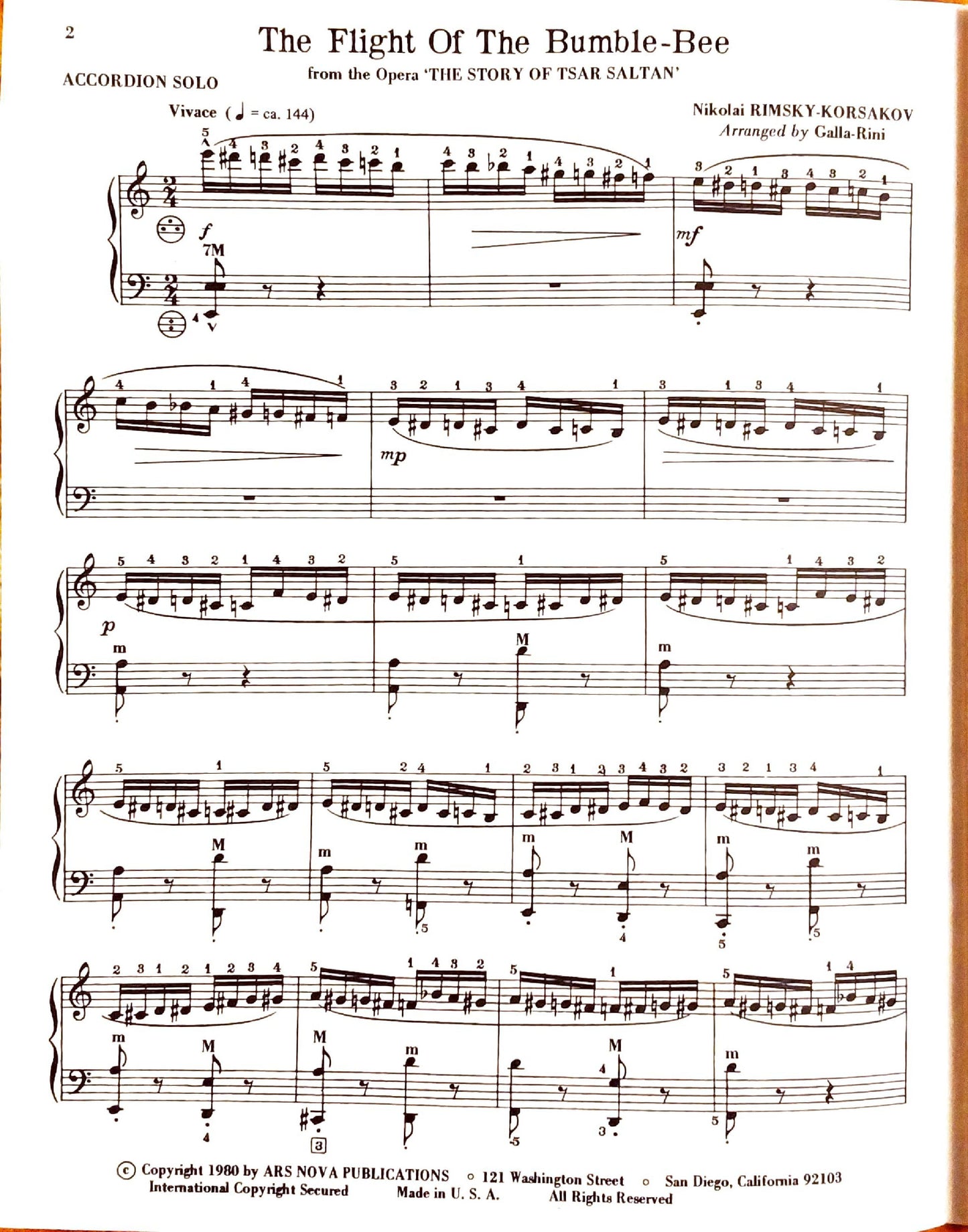 Flight of the Bumble Bee, The