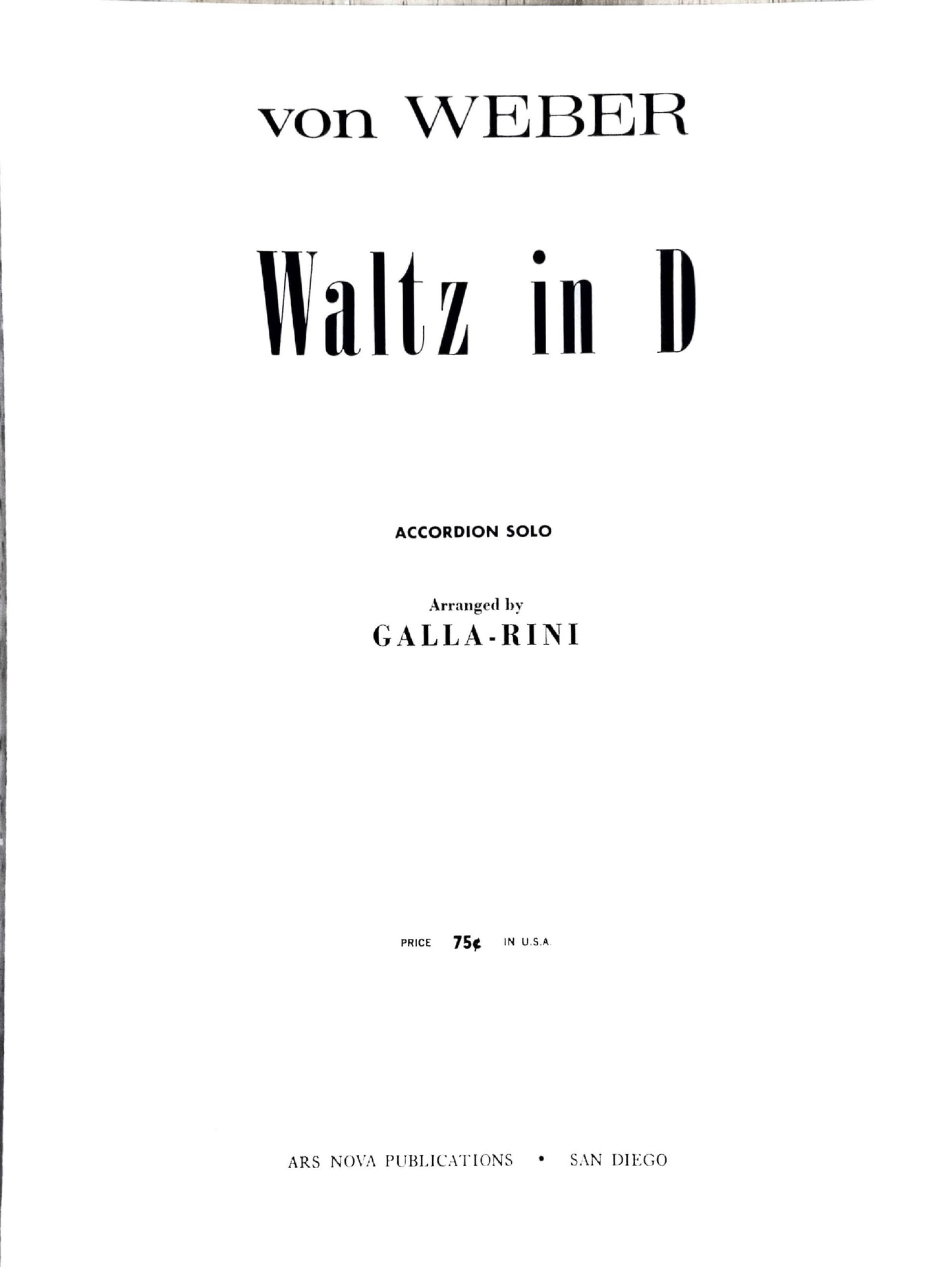 Waltz in D