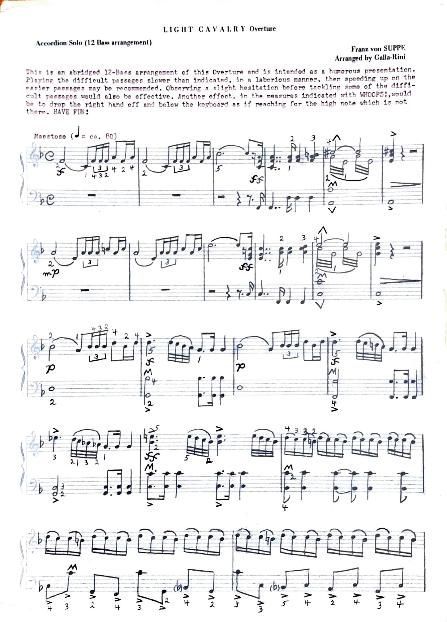 Light Cavalry Overture