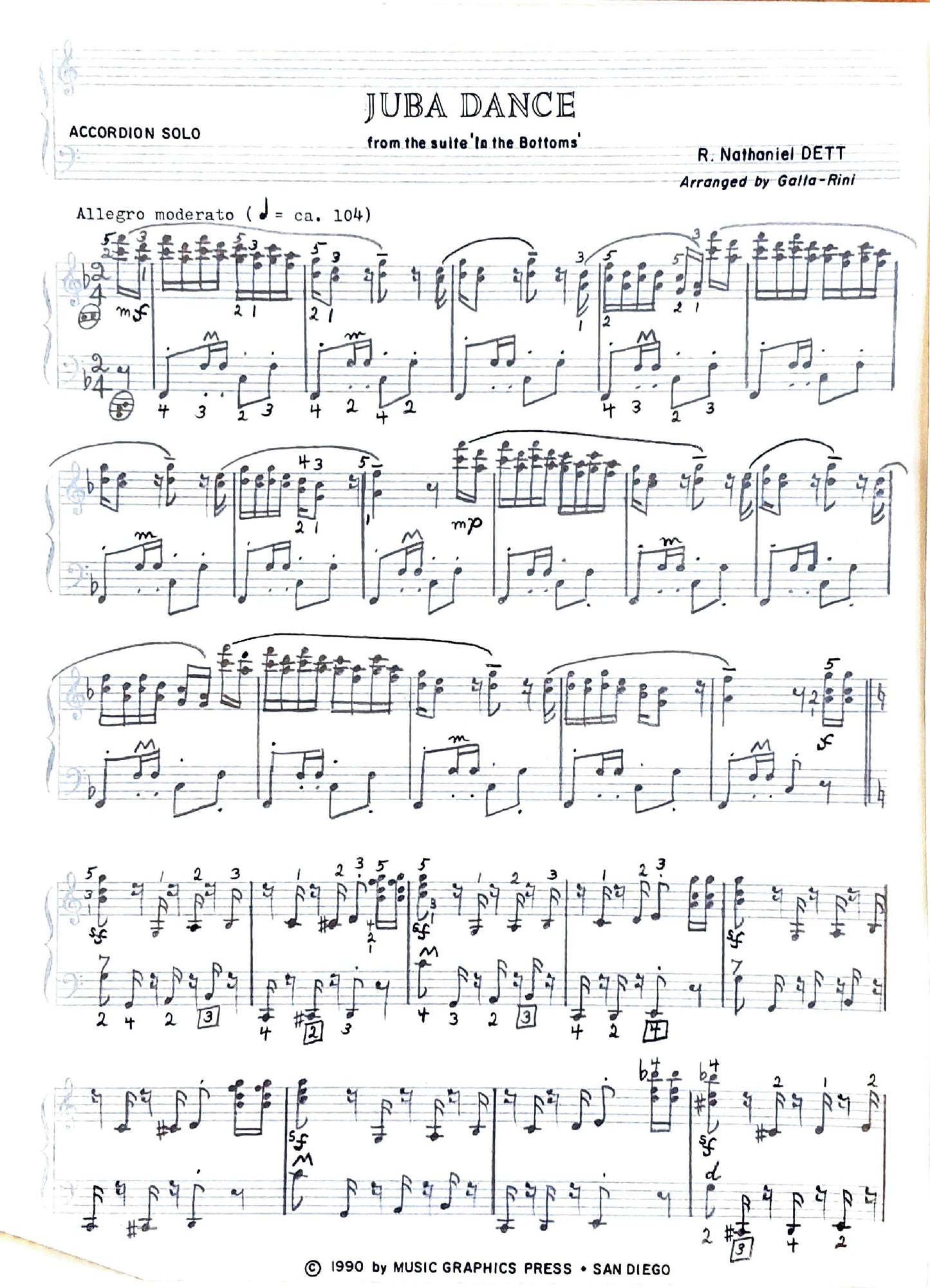 Juba Dance (from the Suite 'In the Bottoms')