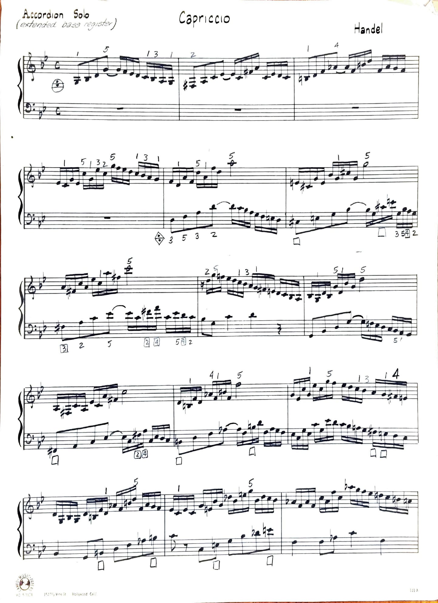 Capriccio (Solo)