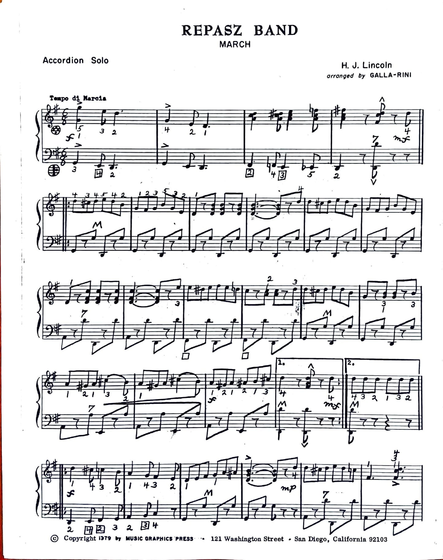 Repasz Band March (Solo)
