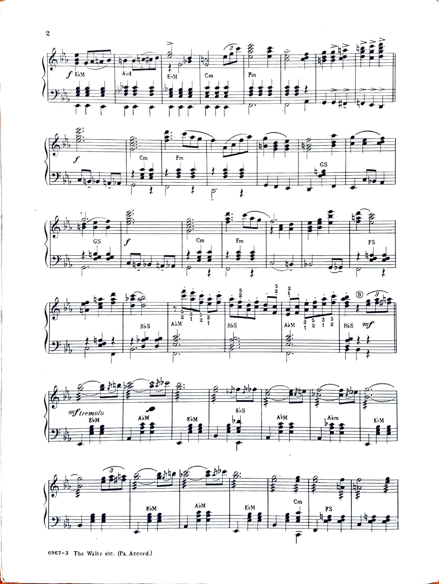 The Waltz You Saved for Me (Solo)