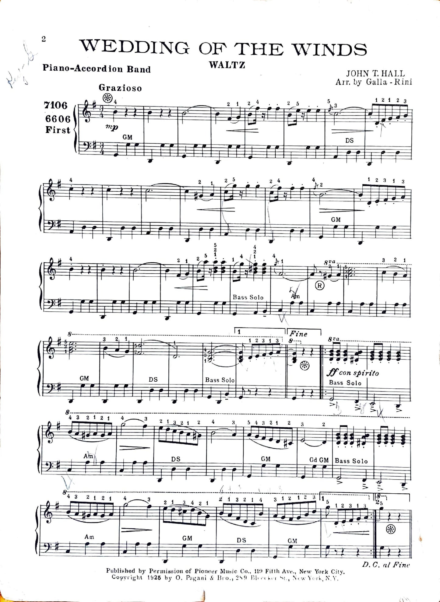 Wedding of the Winds Waltz (Solo)