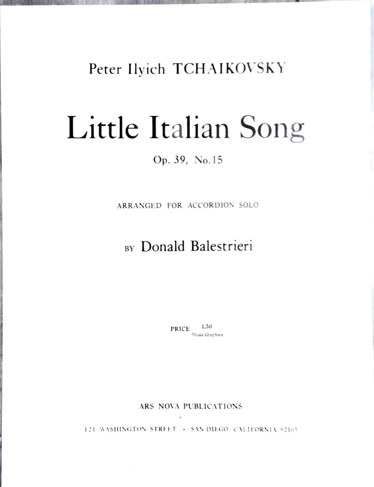 Little Italian Song