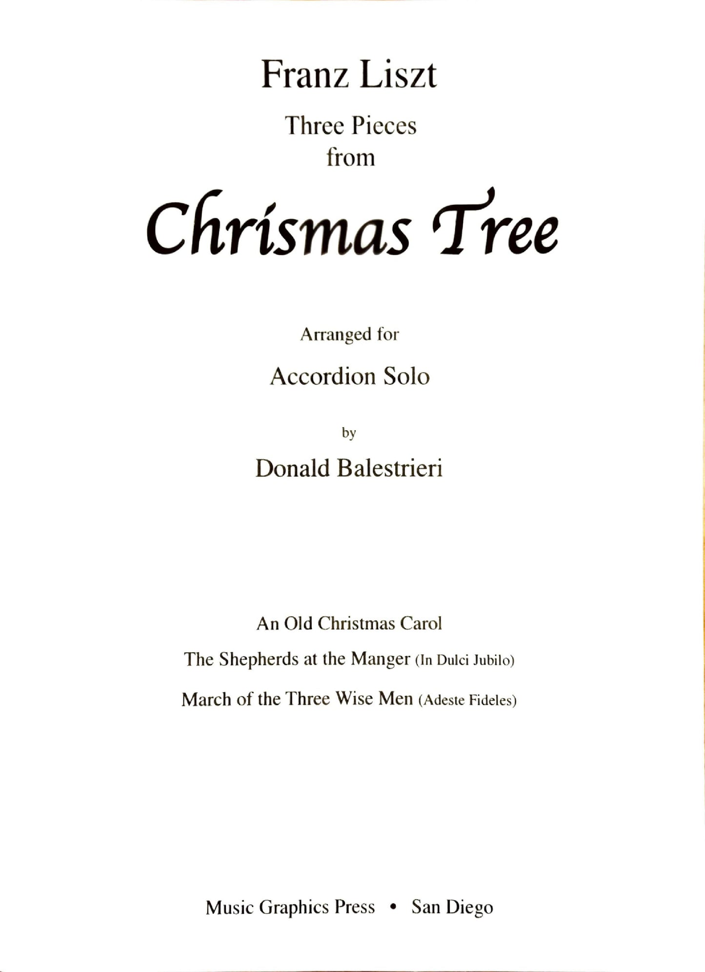 Three Pieces from Christmas Tree