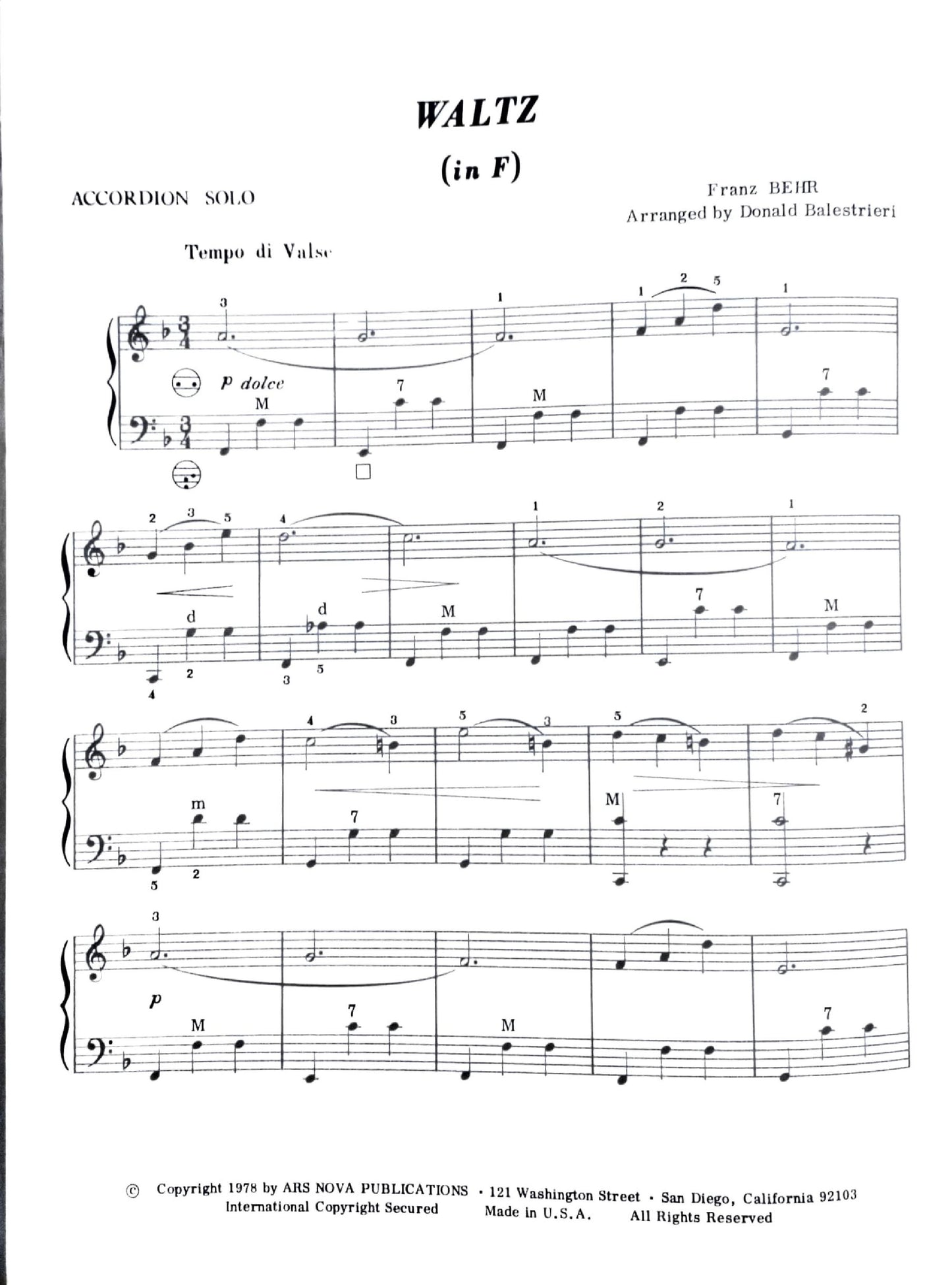 Waltz in F