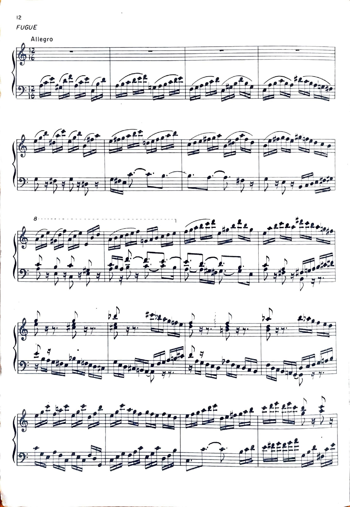 Prelude and Fugue in A Minor (Solo)