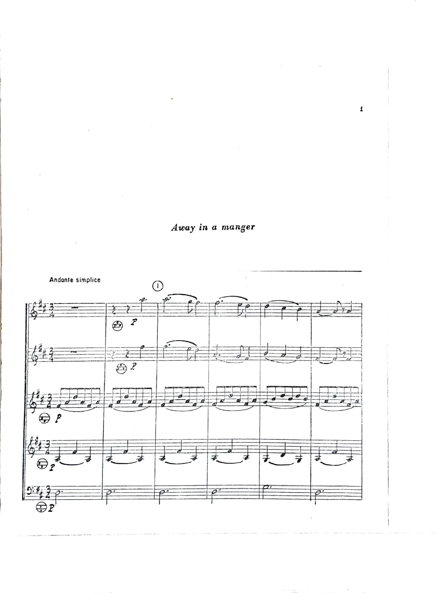 Four Christmas Favorites (Ensemble)