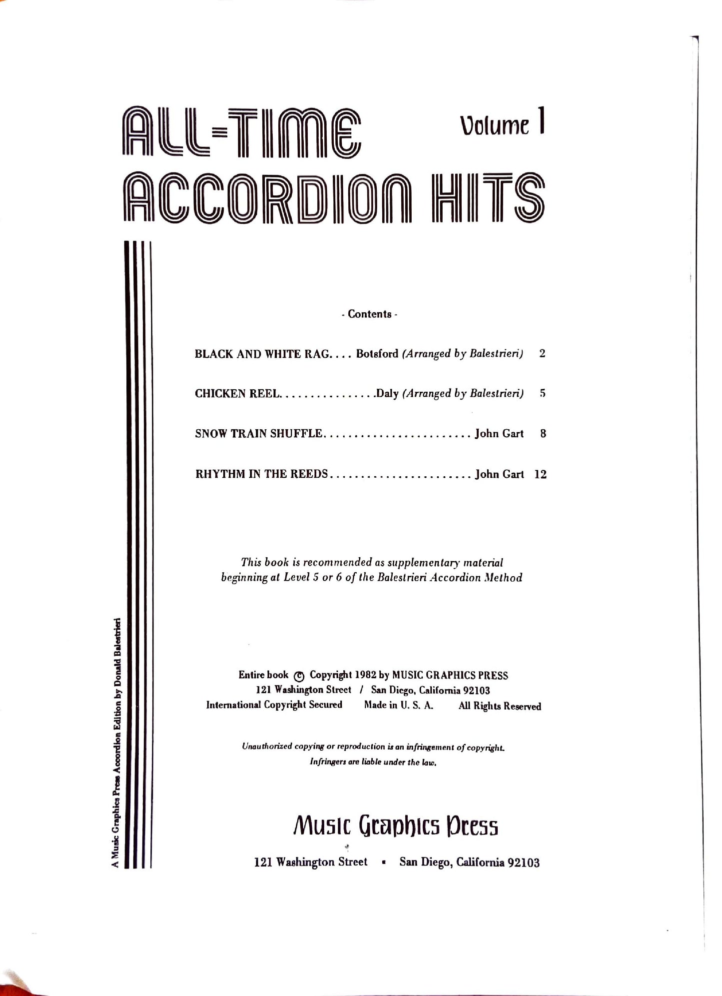 All-Time Accordion Hits - Volume 1