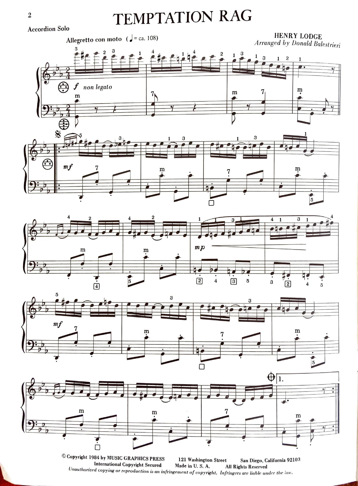 All-Time Accordion Hits - Volume 2