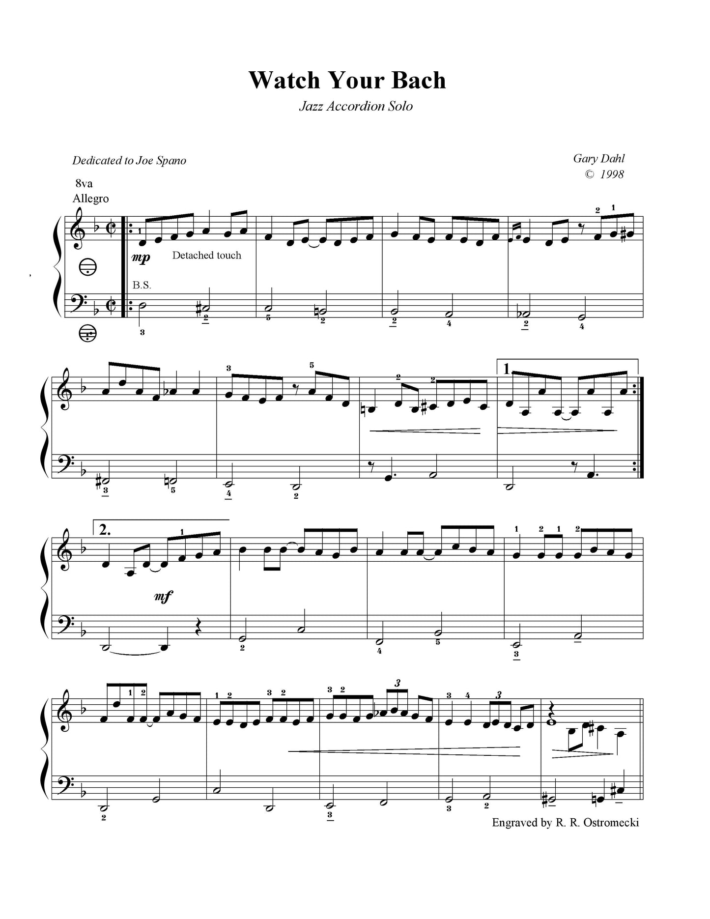Watch your Bach