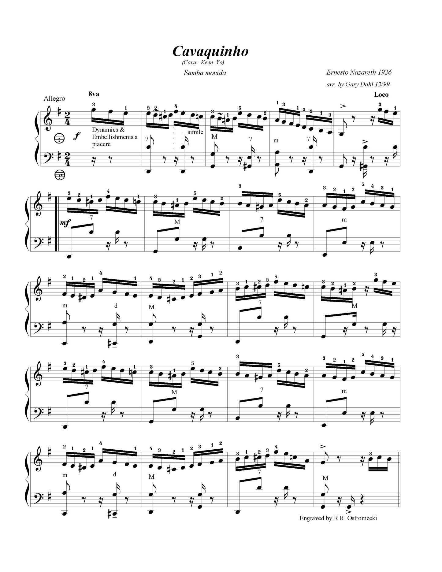 Cavaquinho (Samba movida)