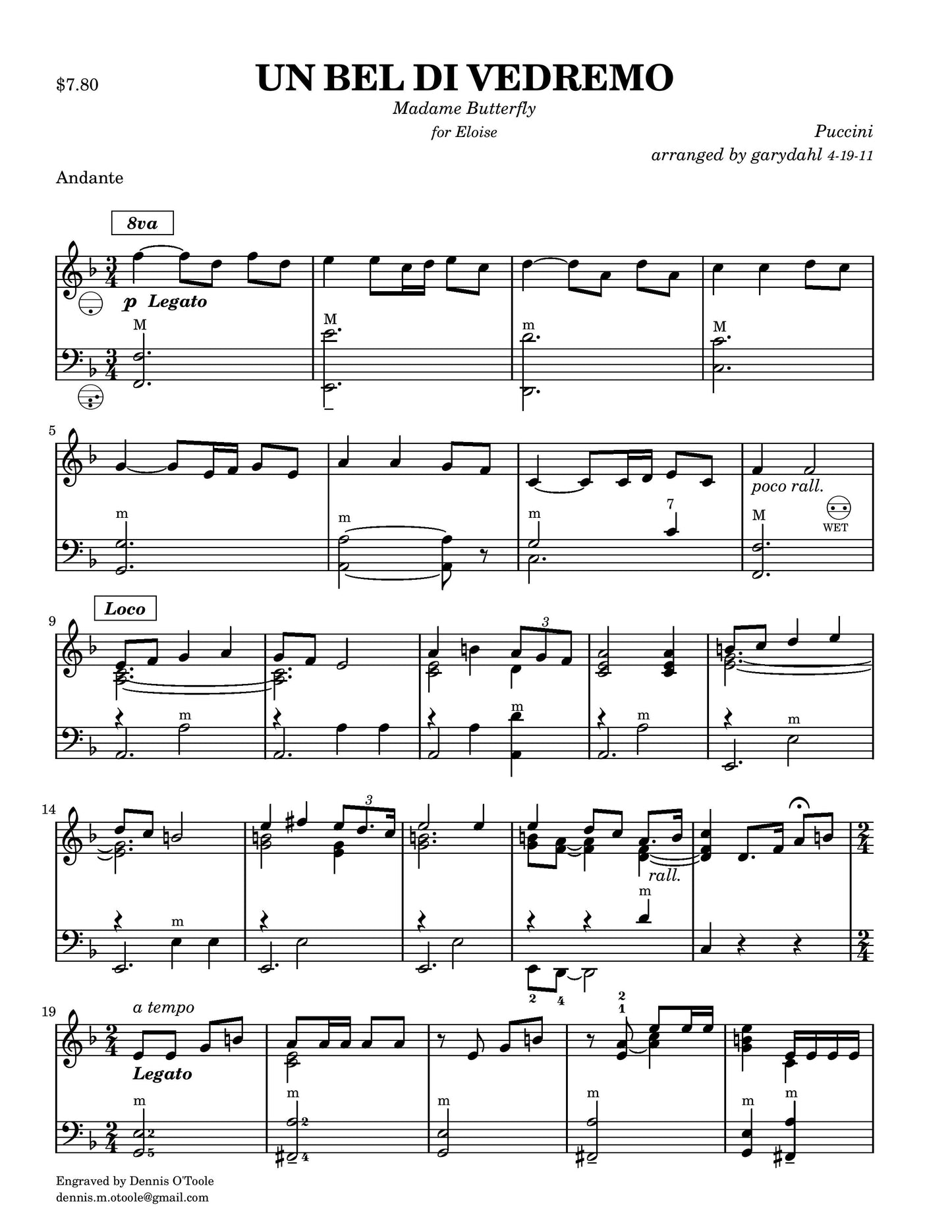 Un bel di vedremo (One Fine Day) Madama Butterfly