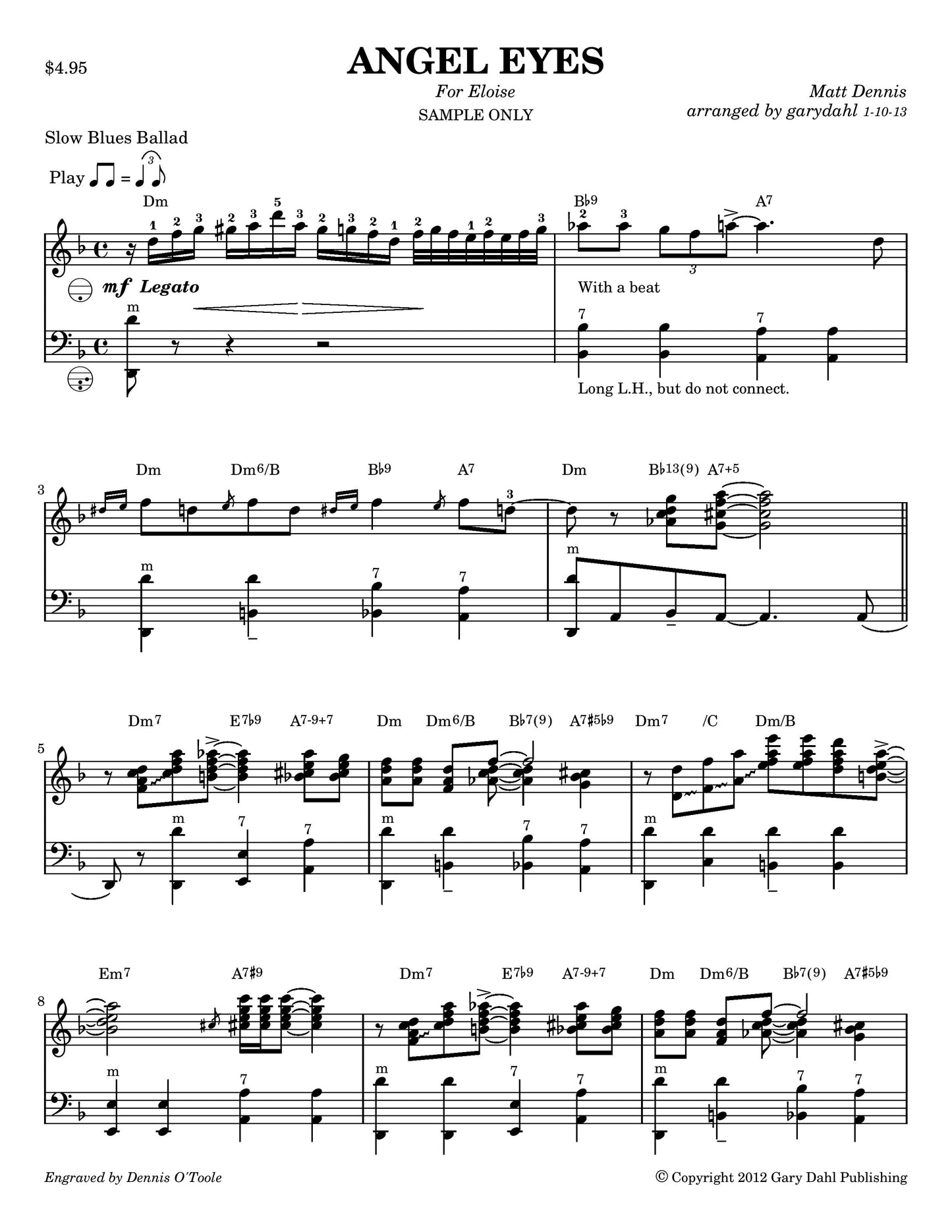 Angel Eyes - for Eloise