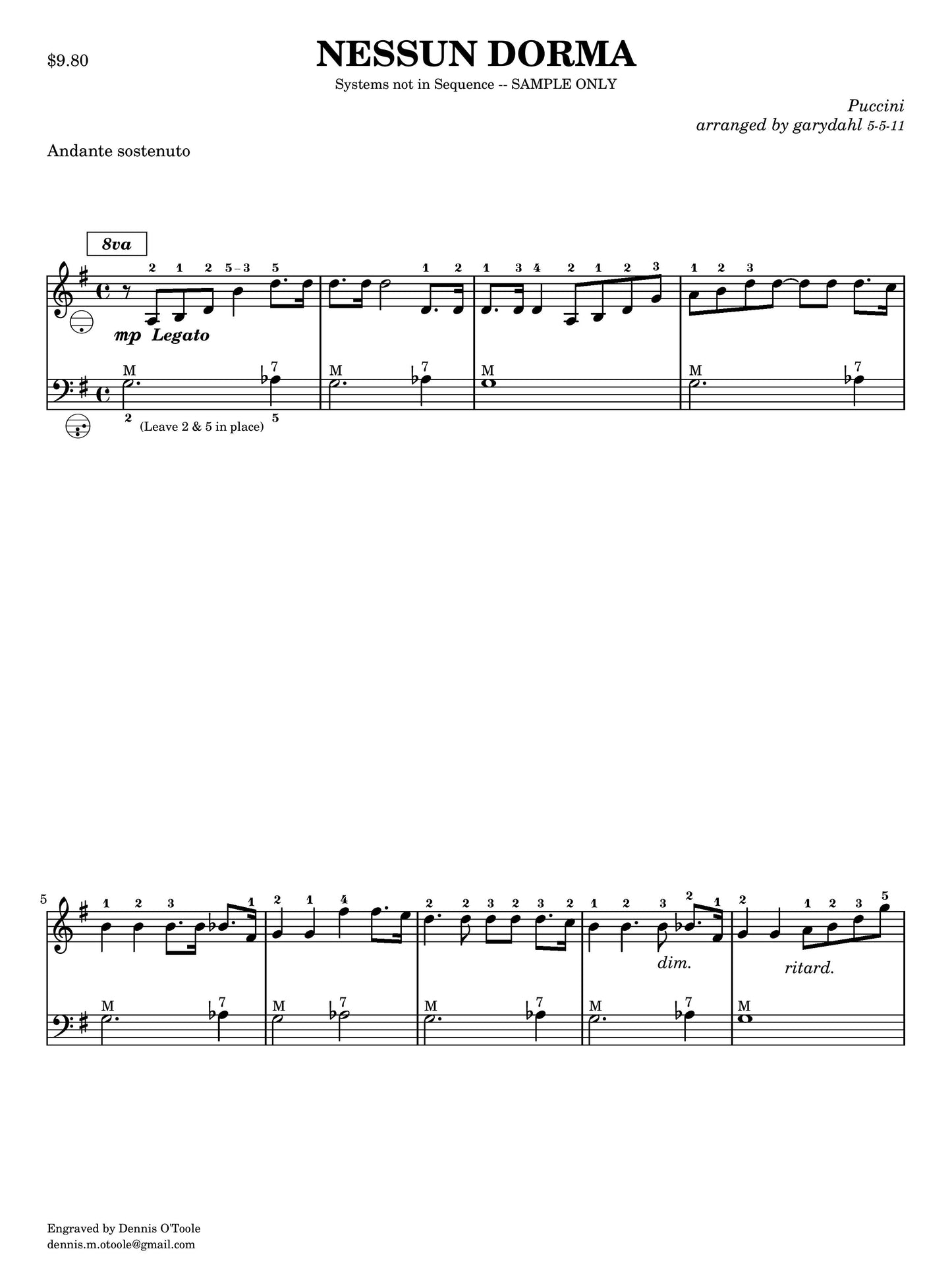 Nessun Dorma (Turandot)