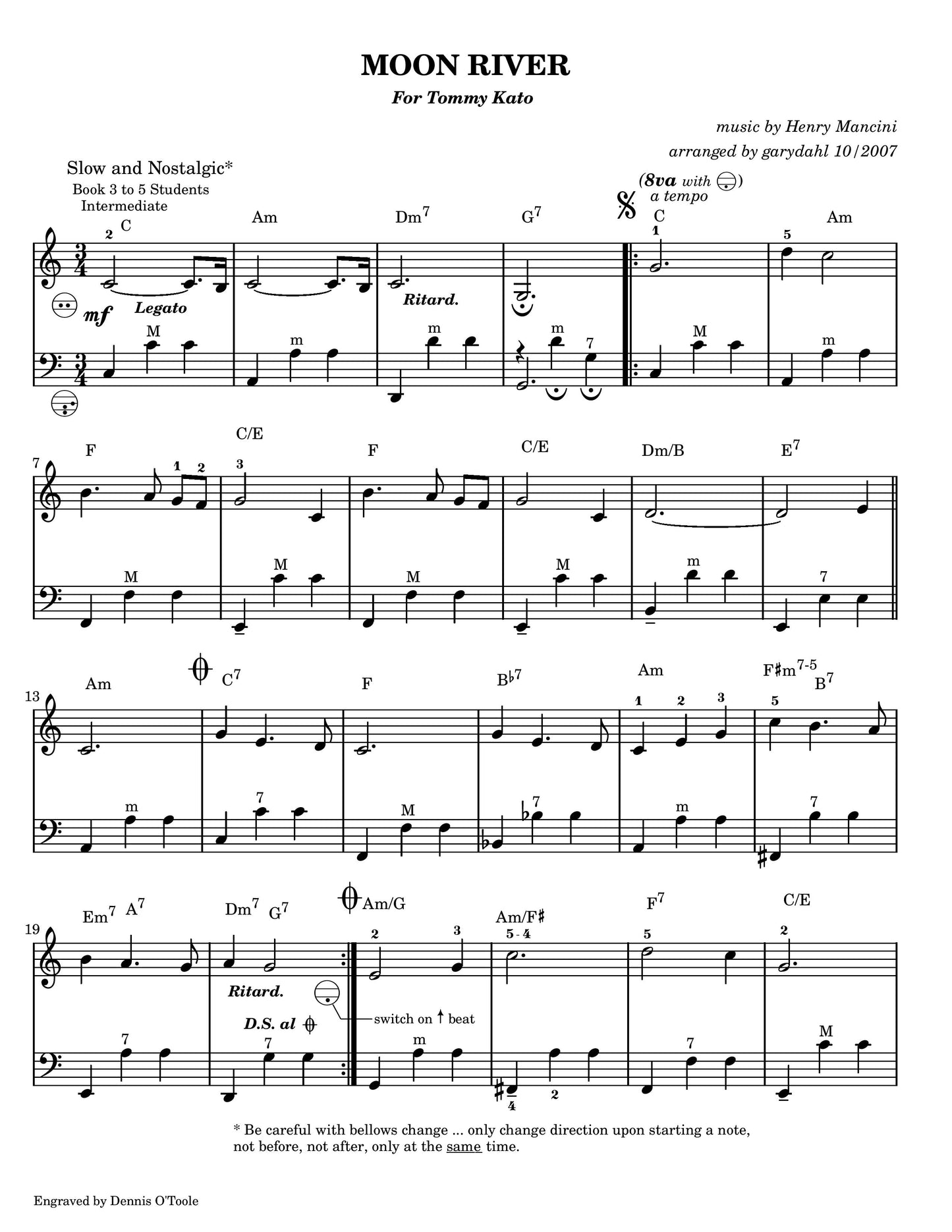 Moon River ( Intermediate)