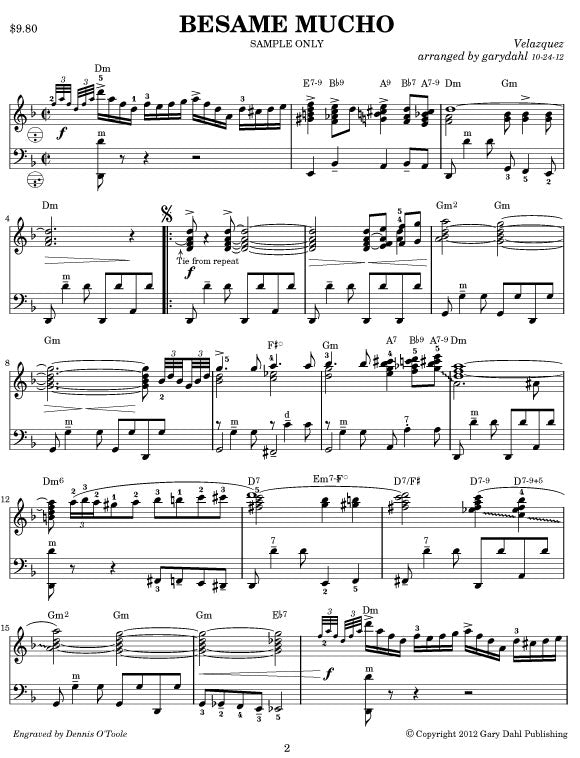 Latin Spectacular eBook accordion arrangements by Gary Dahl