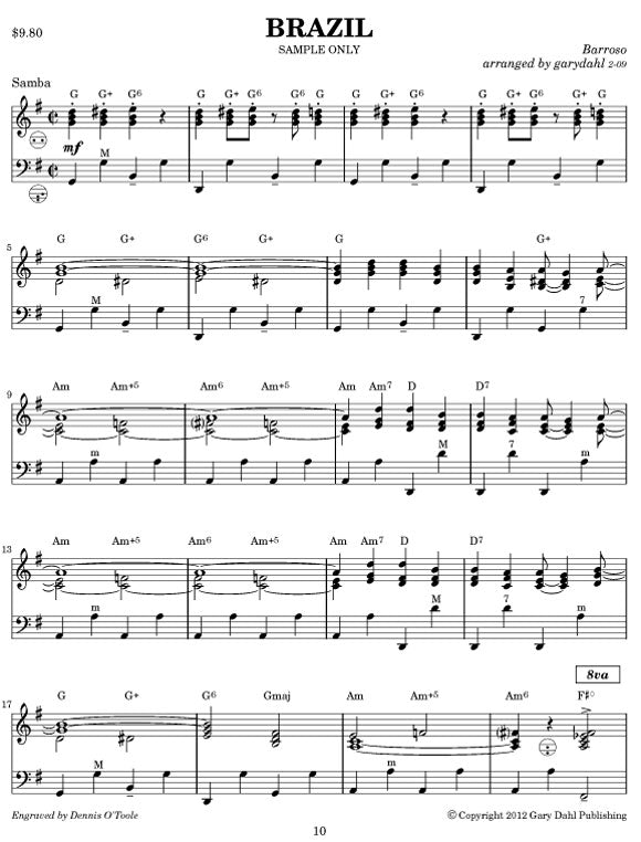 Latin Spectacular eBook accordion arrangements by Gary Dahl