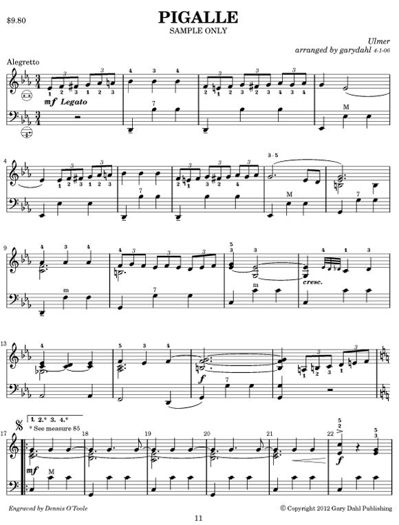 Favorite French Standards eBook accordion arrangements by Gary Dahl