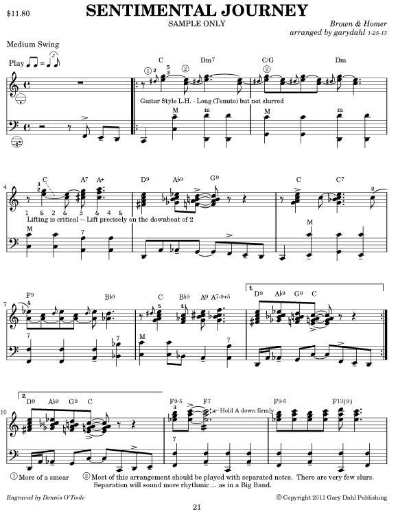 The American Songbook eBook accordion arrangements by Gary Dahl
