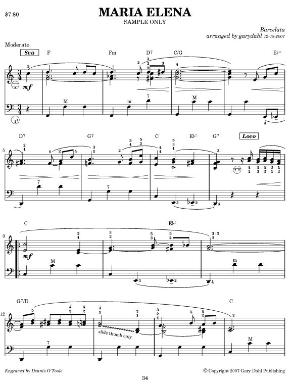 Favorite Waltzes and Polkas eBook accordion arrangements by Gary Dahl