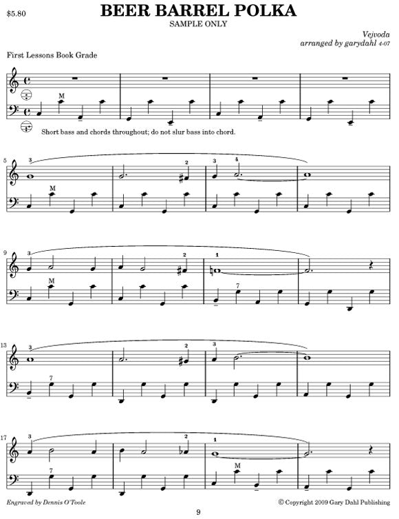 Favorite Waltzes and Polkas eBook accordion arrangements by Gary Dahl