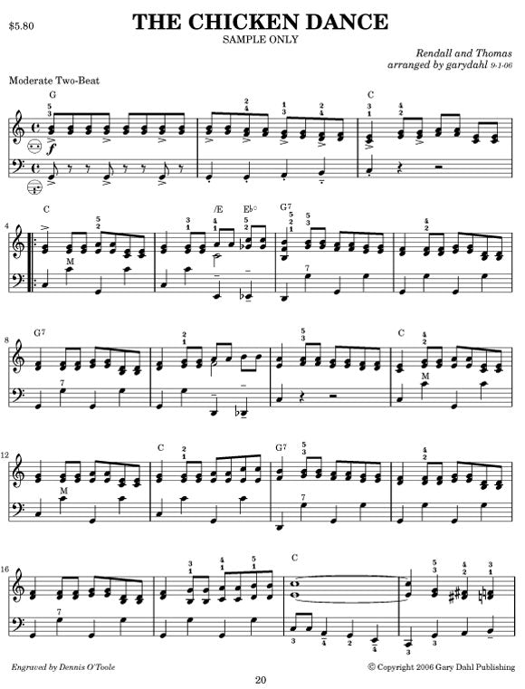 Favorite Waltzes and Polkas eBook accordion arrangements by Gary Dahl