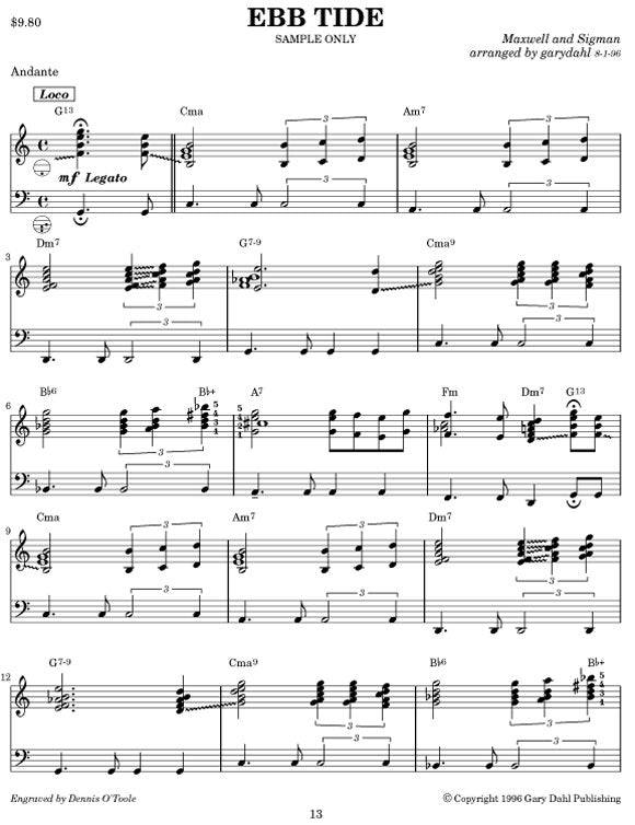 Easy Listening Variety Collection #6 eBook accordion arrangements by Gary Dahl