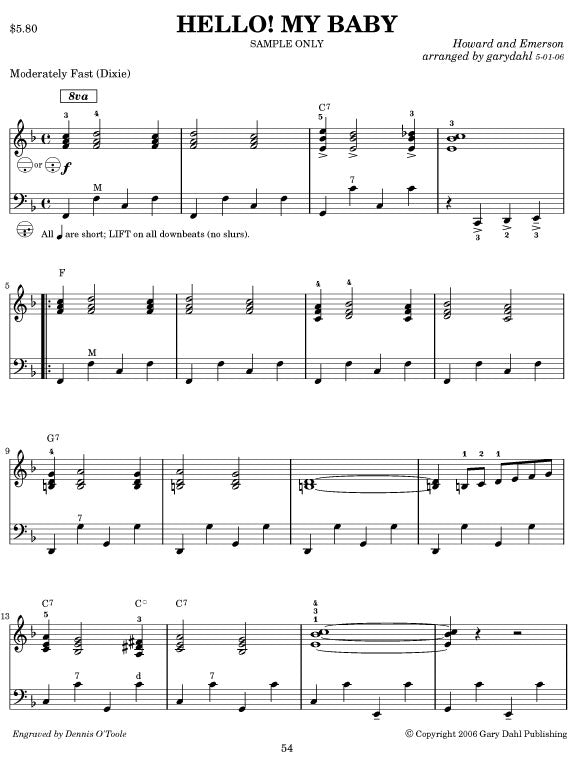 Easy Listening Variety Collection #6 eBook accordion arrangements by Gary Dahl