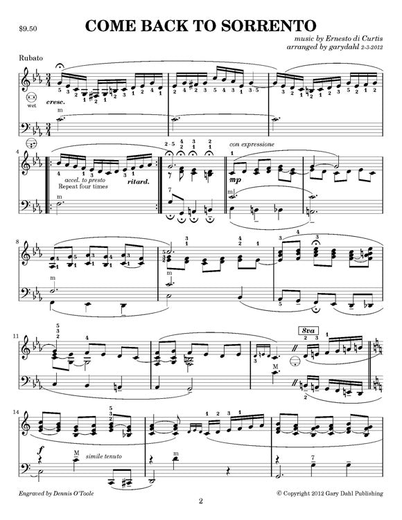Italian Spectacular eBook accordion arrangements by Gary Dahl