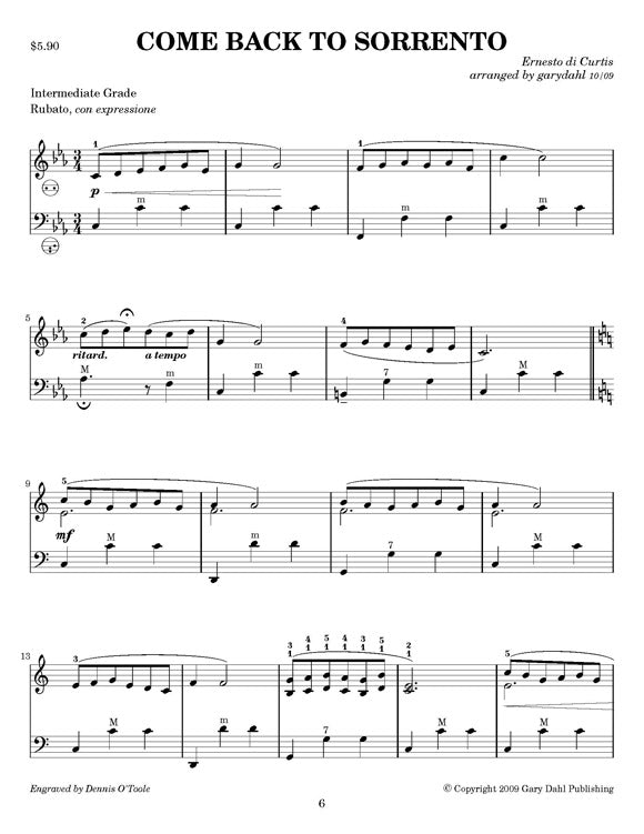 Italian Spectacular eBook accordion arrangements by Gary Dahl