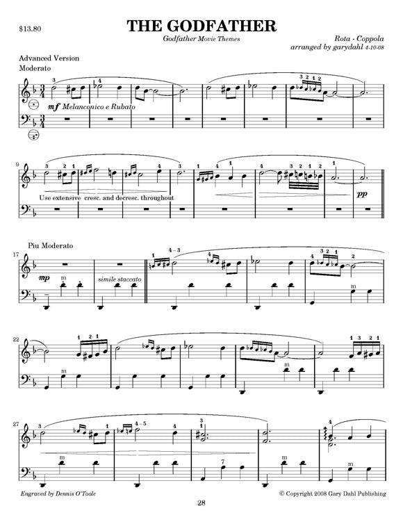 Italian Spectacular eBook accordion arrangements by Gary Dahl