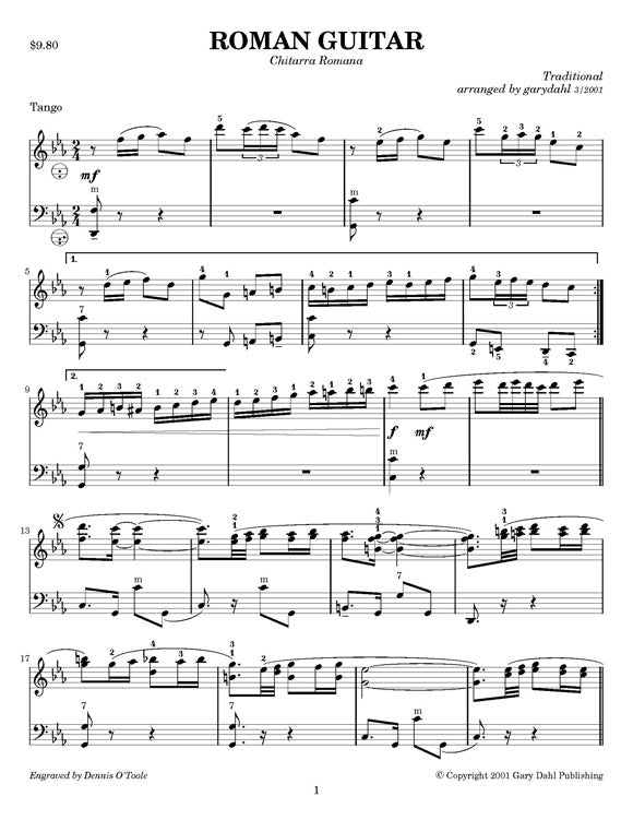 Italian Spectacular eBook accordion arrangements by Gary Dahl