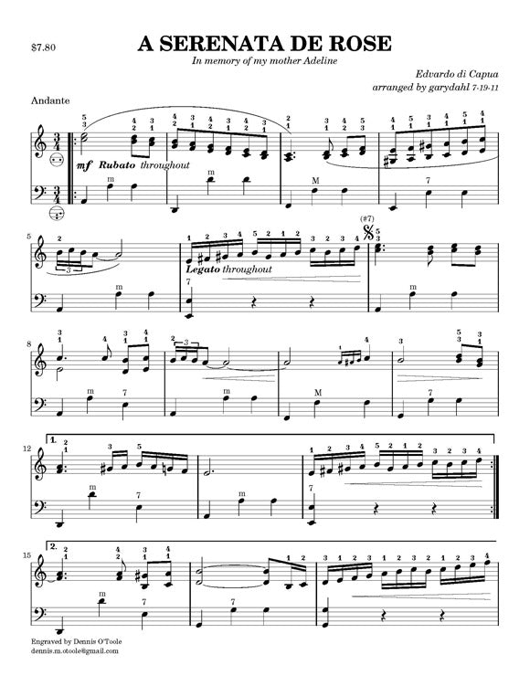 Italian Spectacular eBook accordion arrangements by Gary Dahl