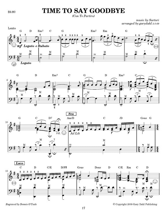 Italian Spectacular eBook accordion arrangements by Gary Dahl