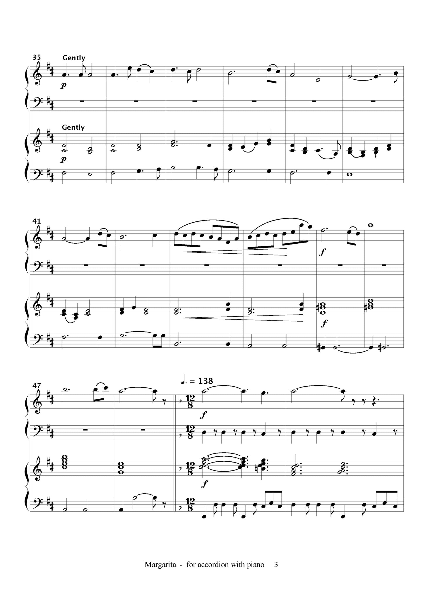 Margarita - accordion and piano