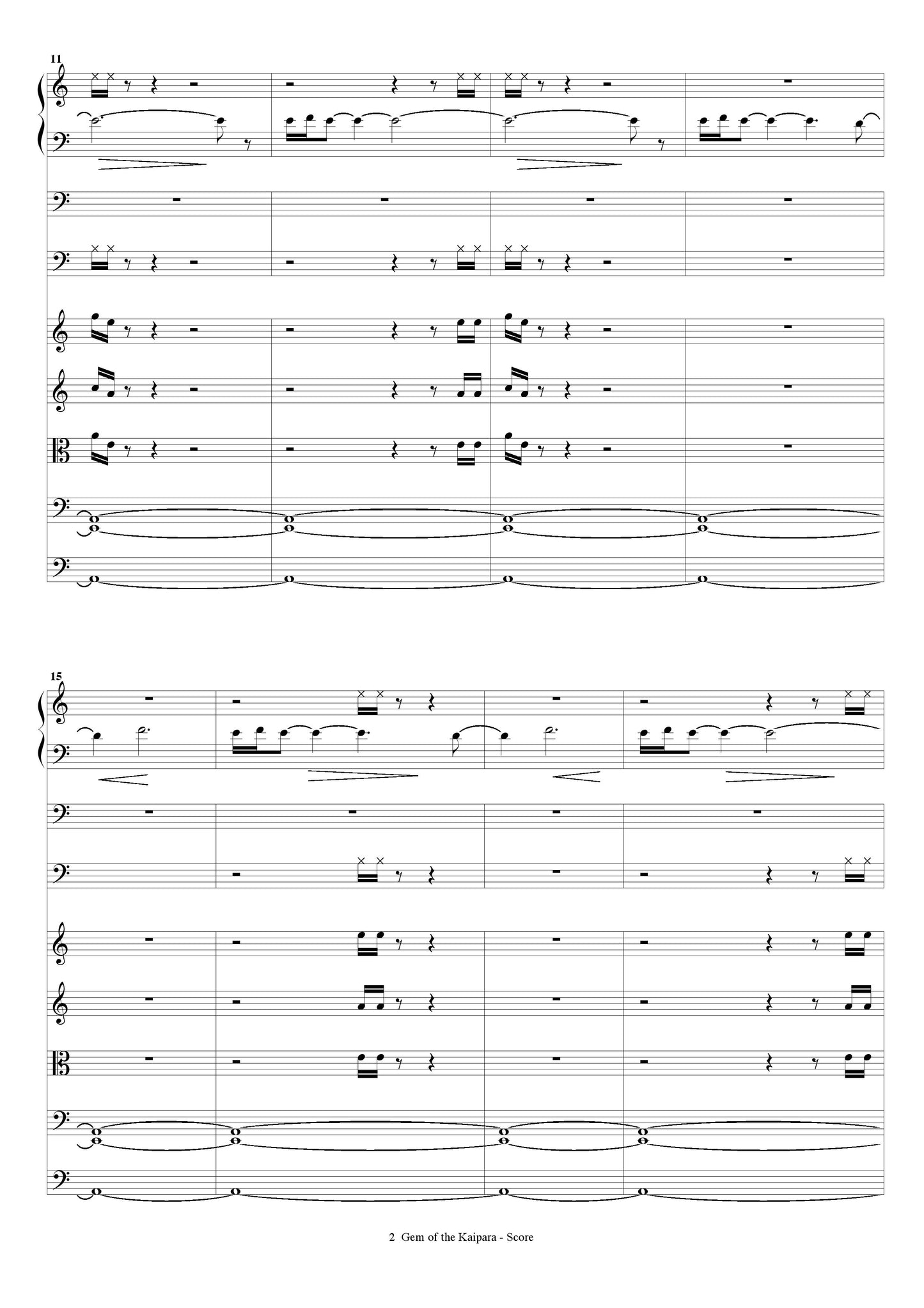 Gem of the Kaipara (for solo accordion, strings and percussion)