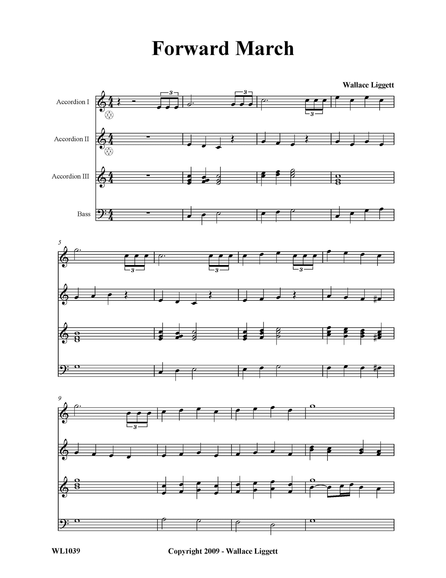 Forward March (Score)