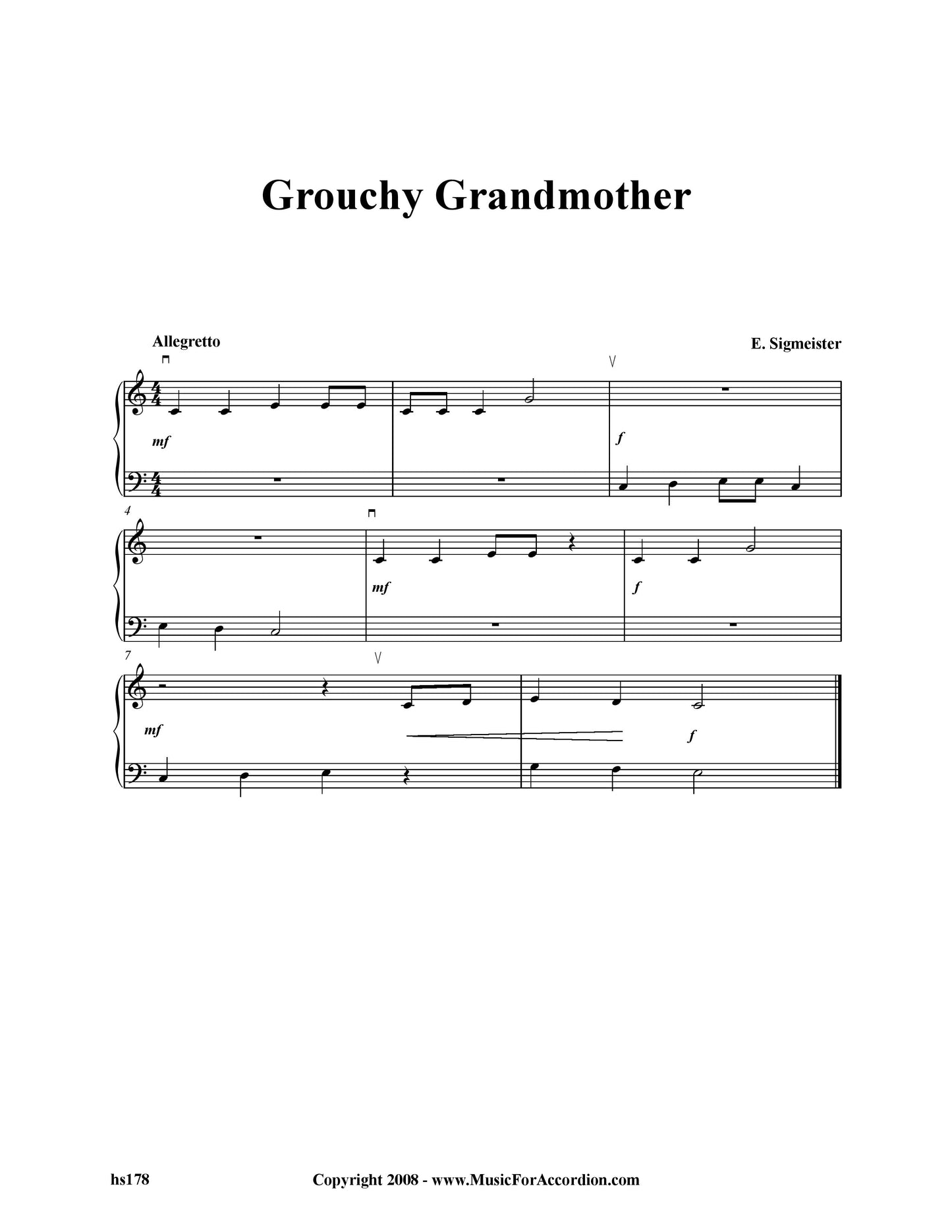 Grouchy Grandmother