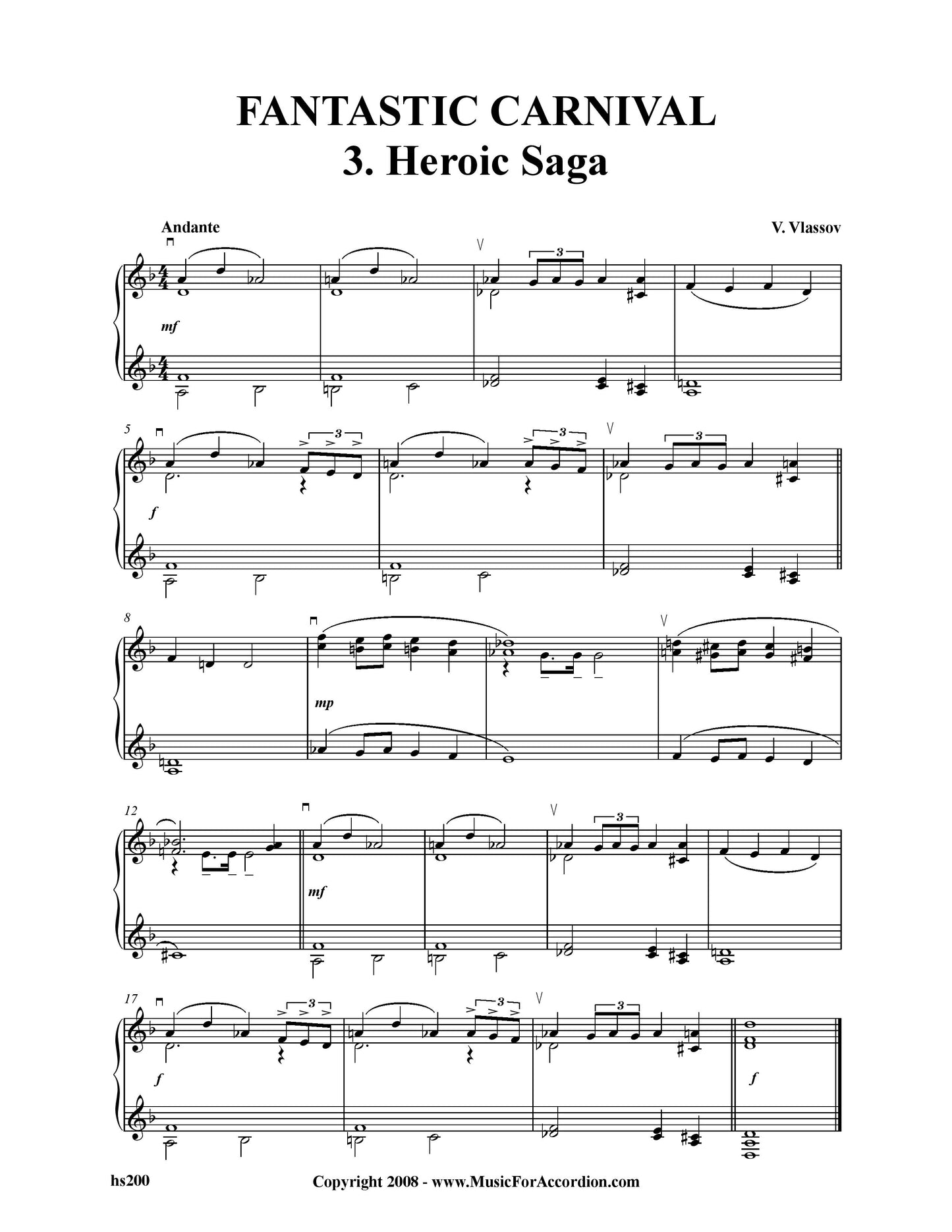 Fantastic Carnival – 3. Heroic Saga