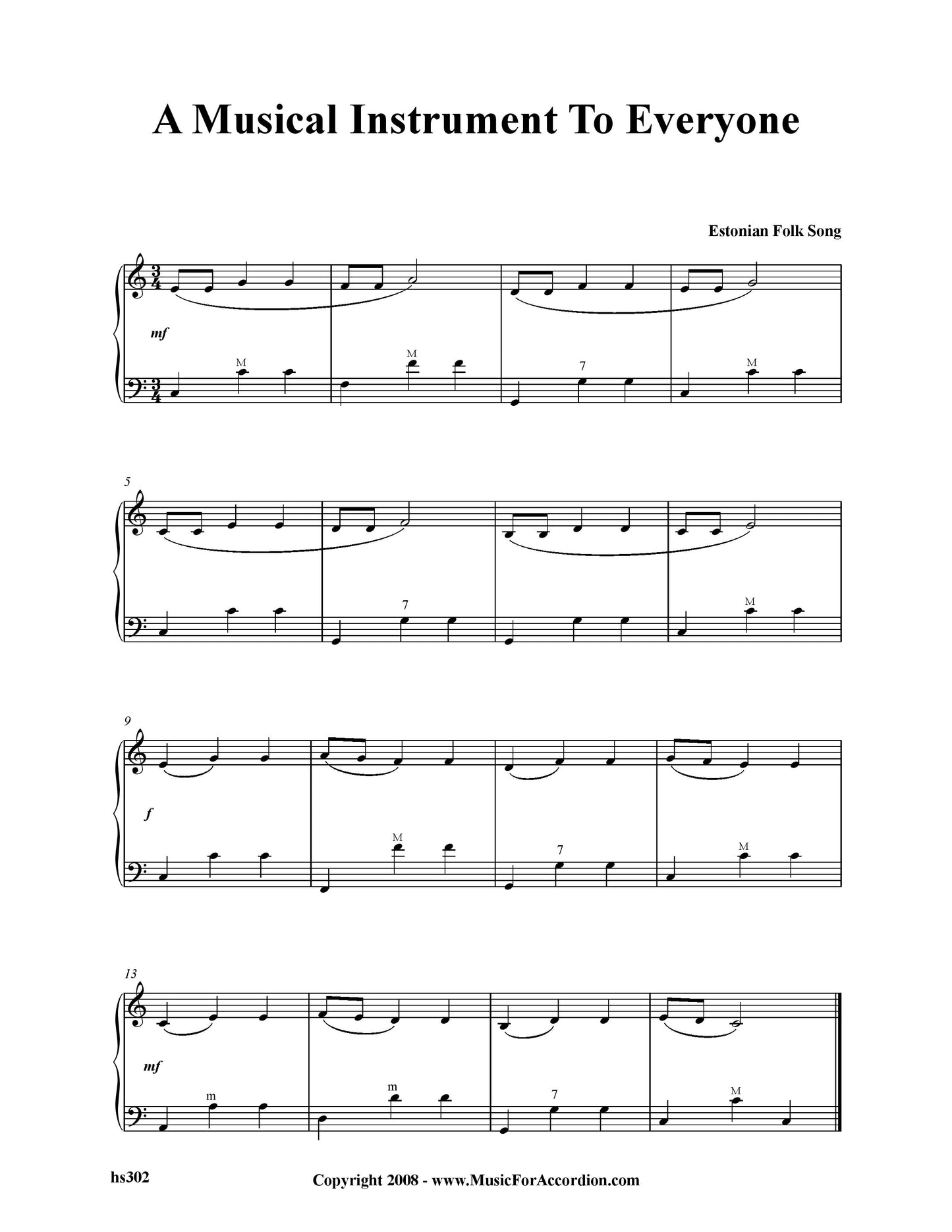 A Musical Instrument To Everyone